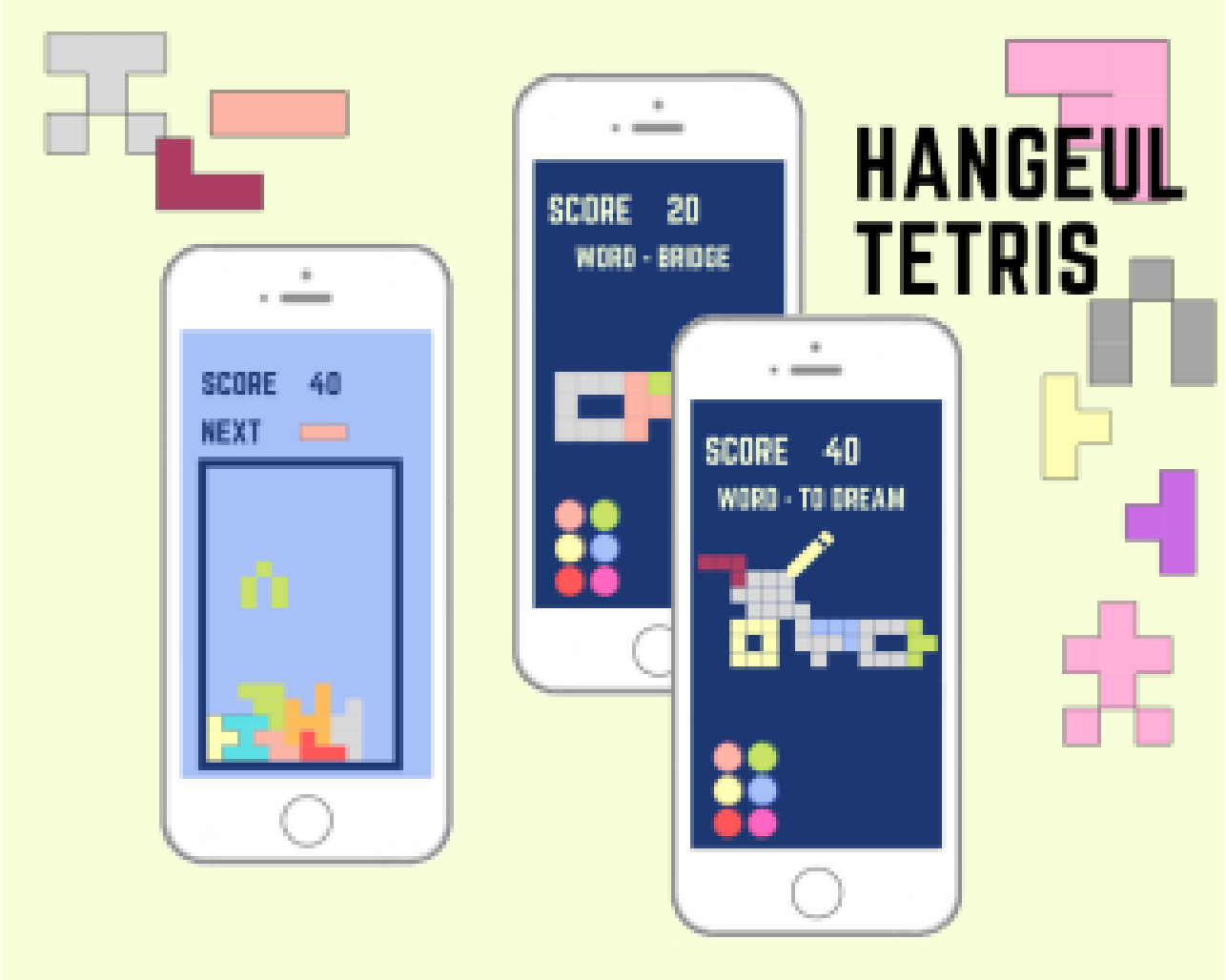 Game Hangeul Tetris